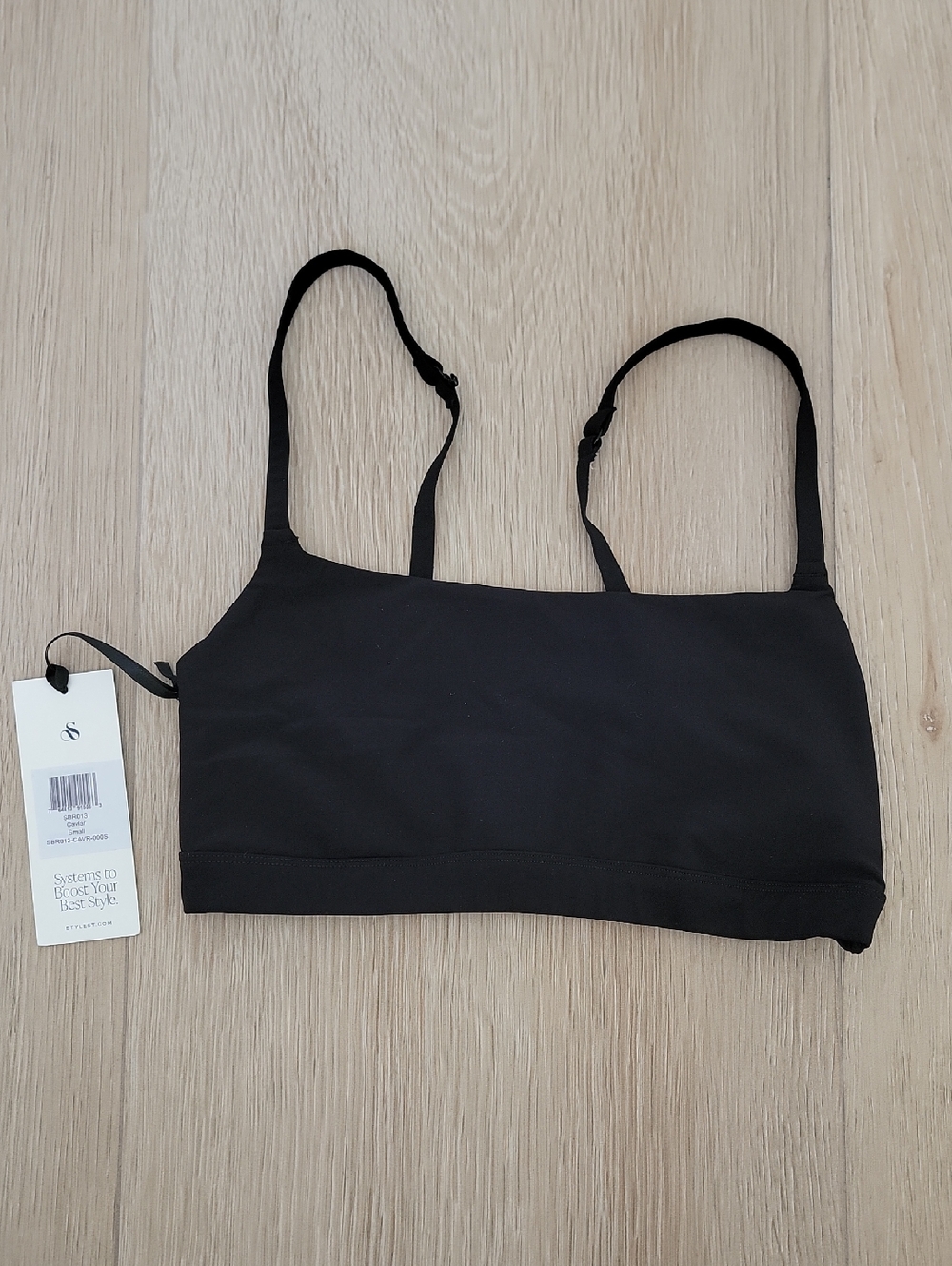 Everyday Black Seamless Crop Bralette